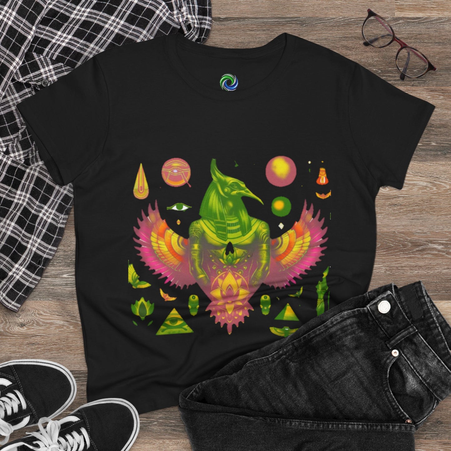 Vibrant Graphic Tee for Free Spirits, Boho Style Shirt, Unique Casual Wear, Perfect for Festivals, Summer Outings, Gifts