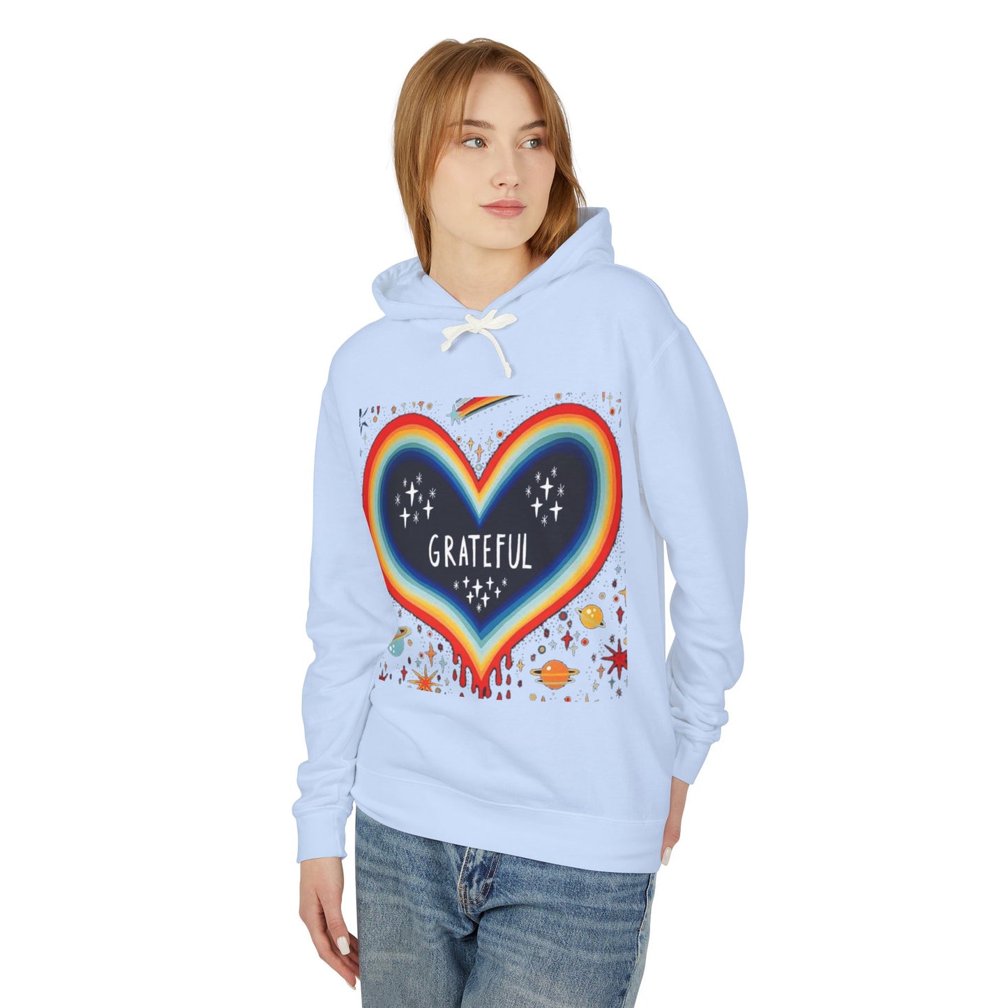 Unisex Lightweight Hooded Sweatshirt
