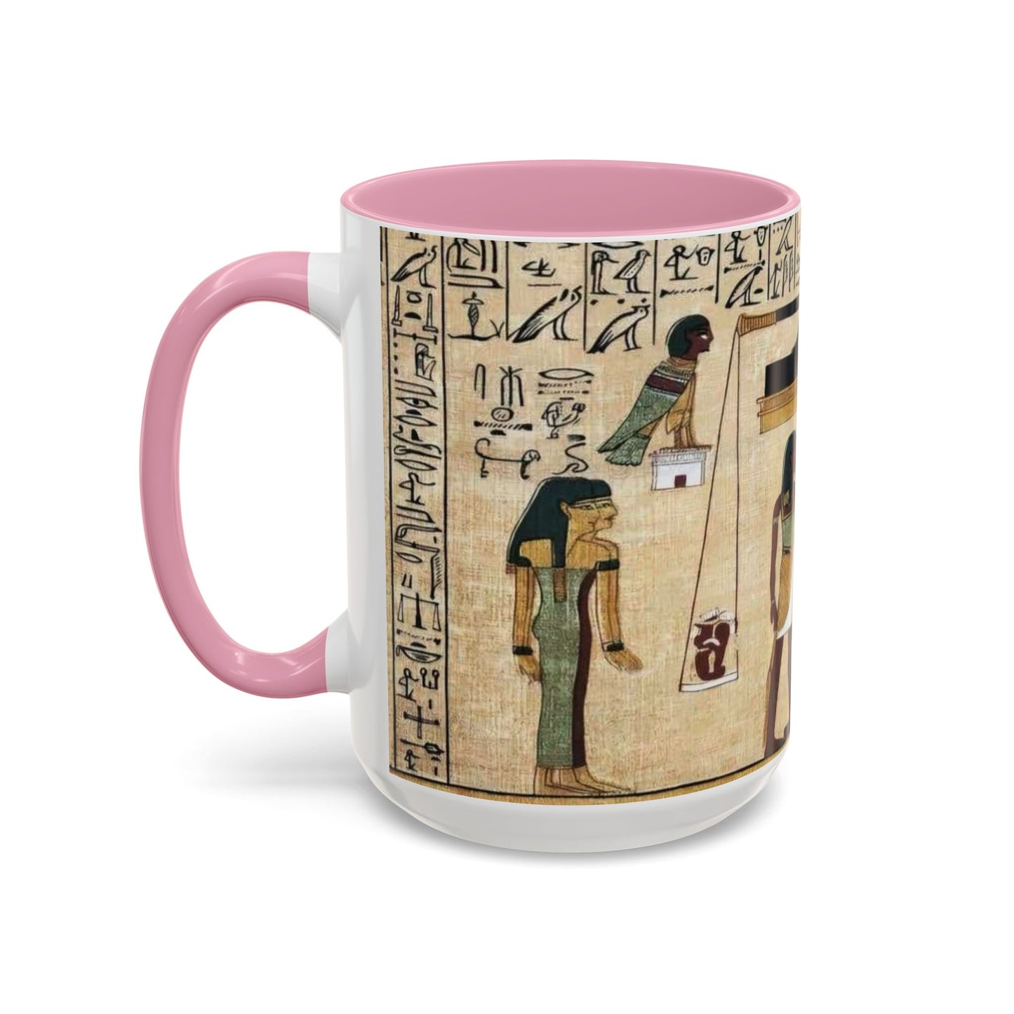 Ancient Egyptian Themed Coffee Mug - Colorful 11oz & 15oz | Unique Art Gift for History Lovers