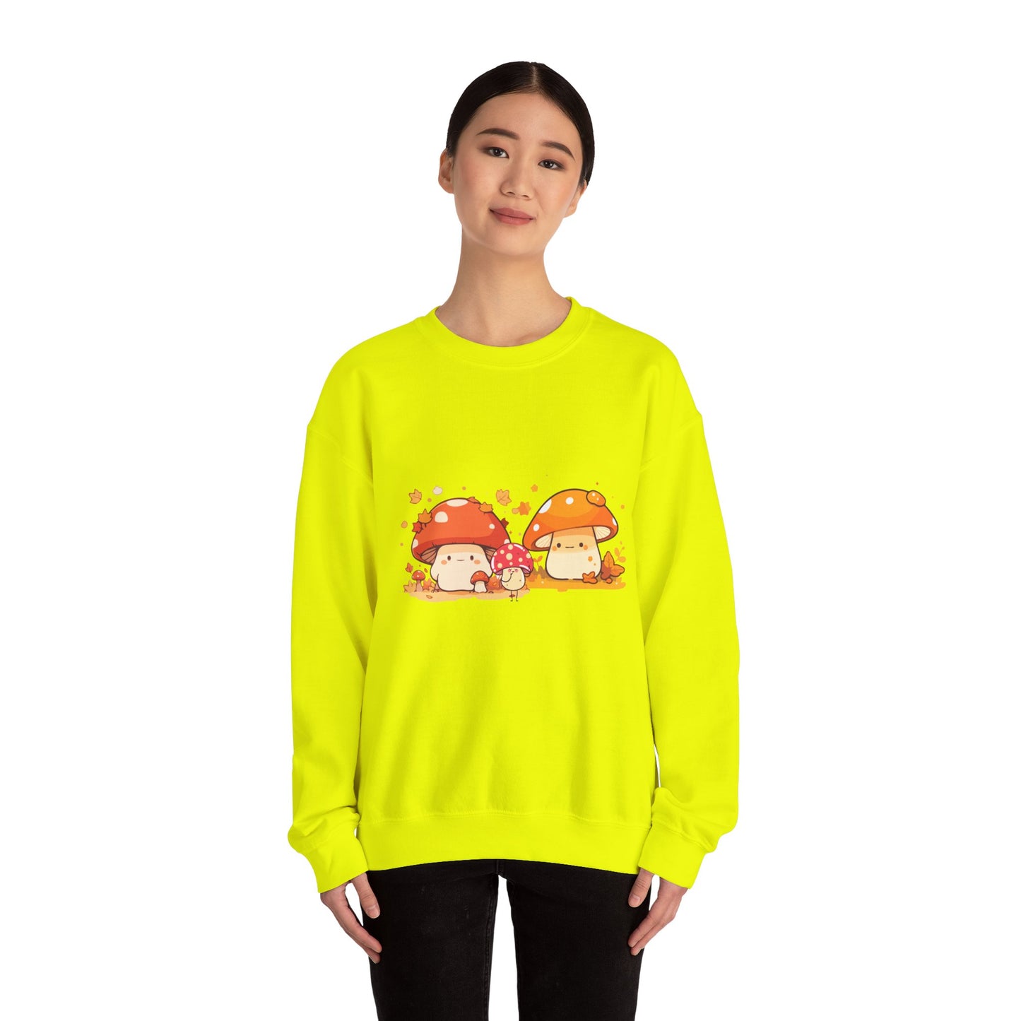 Crewneck Sweatshirt - Mushrooms of Friends Design