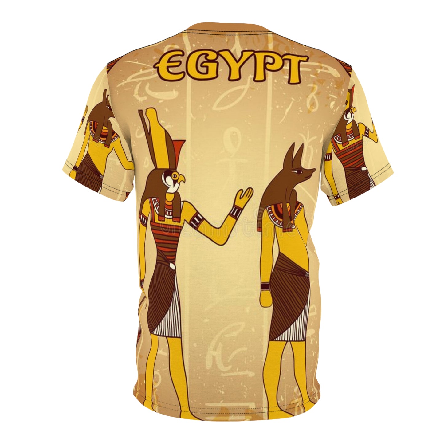 Egyptian shirt (AOP) red tags