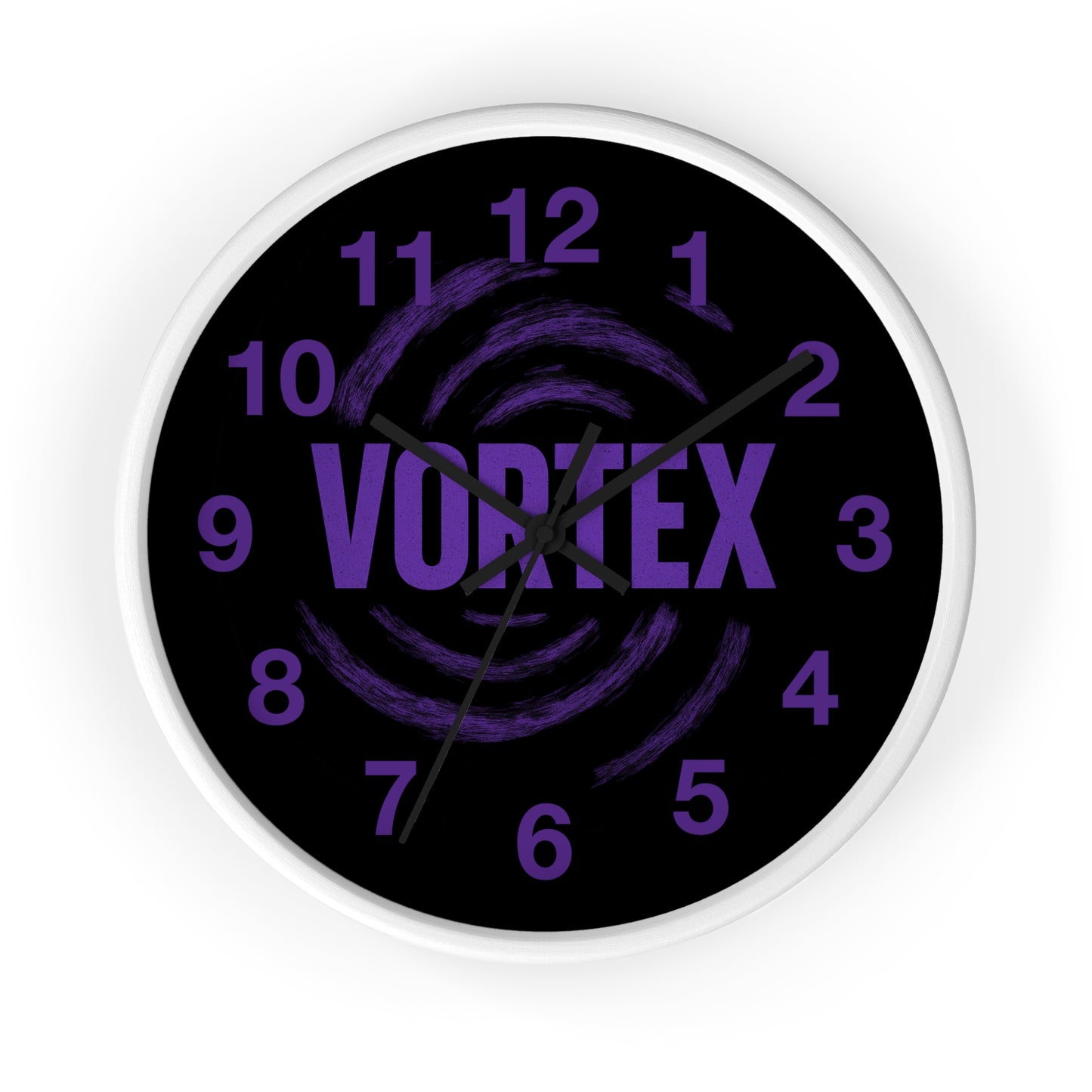Vortex Wall Clock – Modern Home Decor, Unique Gift for Students, Office, Bedroom, Halloween Decor, Abstract Art