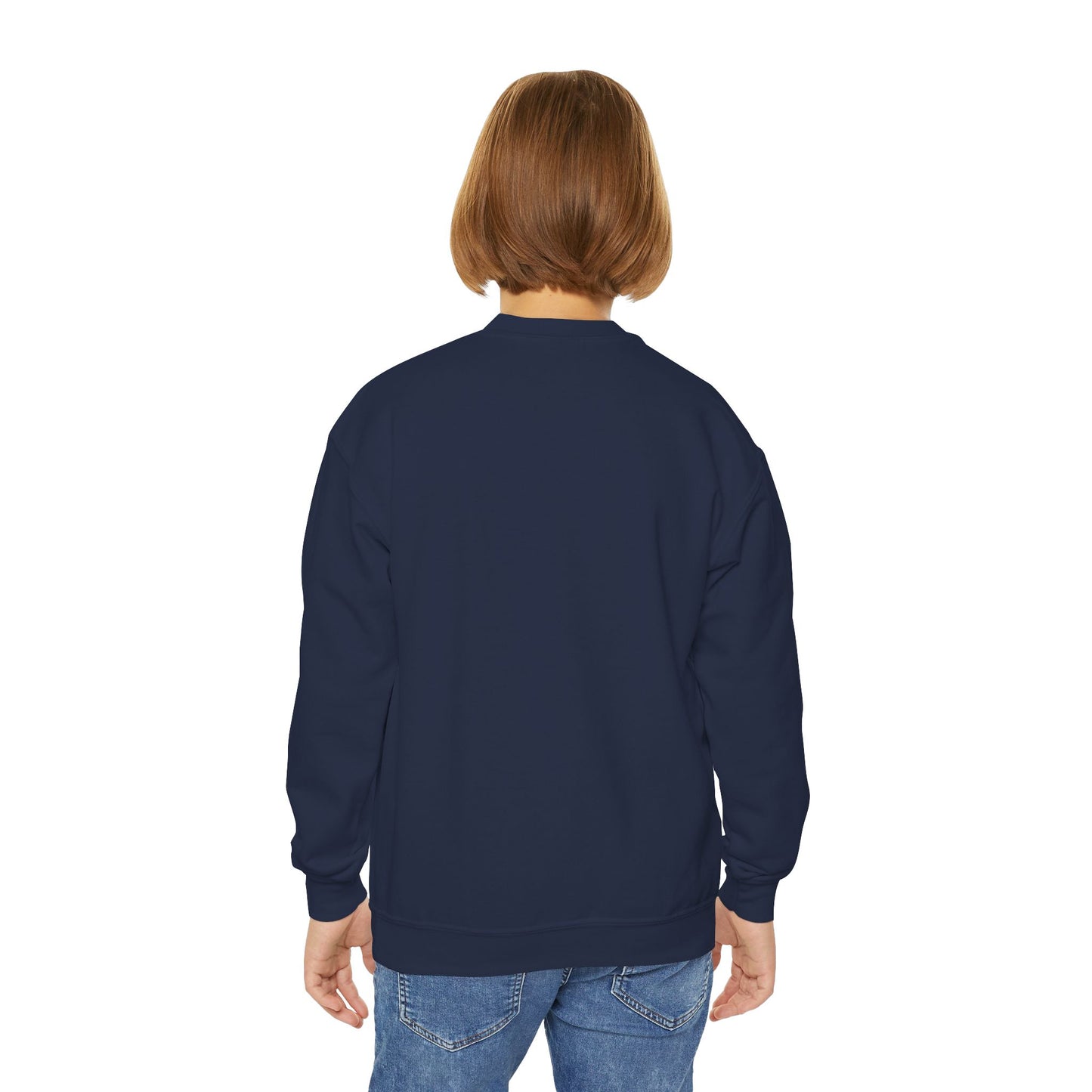 Golden Dog Youth Crewneck Sweatshirt, Animal Lover Gift, Cozy Youth Apparel, Pet Memorial, Dog-Themed Sweatshirt, Fun Everyday Wear