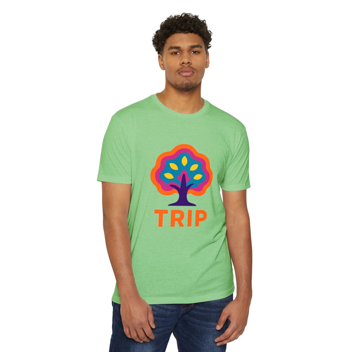 🫵Colorful Trip Lab Unisex👍 T-Shirt, Psychedelic Tee, Casual Wear, Music Festival Top, Gift for Adventure Lovers