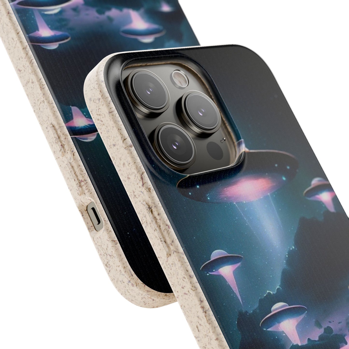 Biodegradable UFO Phone Case - Eco-Friendly and Stylish Design