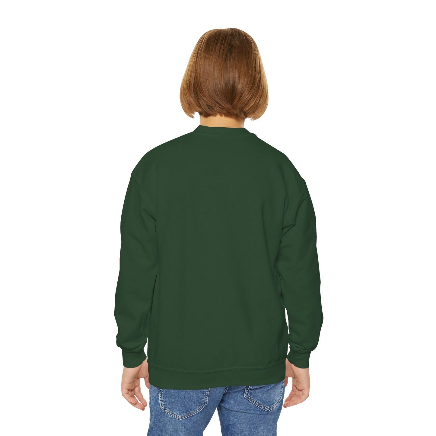 Golden Dog Youth Crewneck Sweatshirt, Animal Lover Gift, Cozy Youth Apparel, Pet Memorial, Dog-Themed Sweatshirt, Fun Everyday Wear