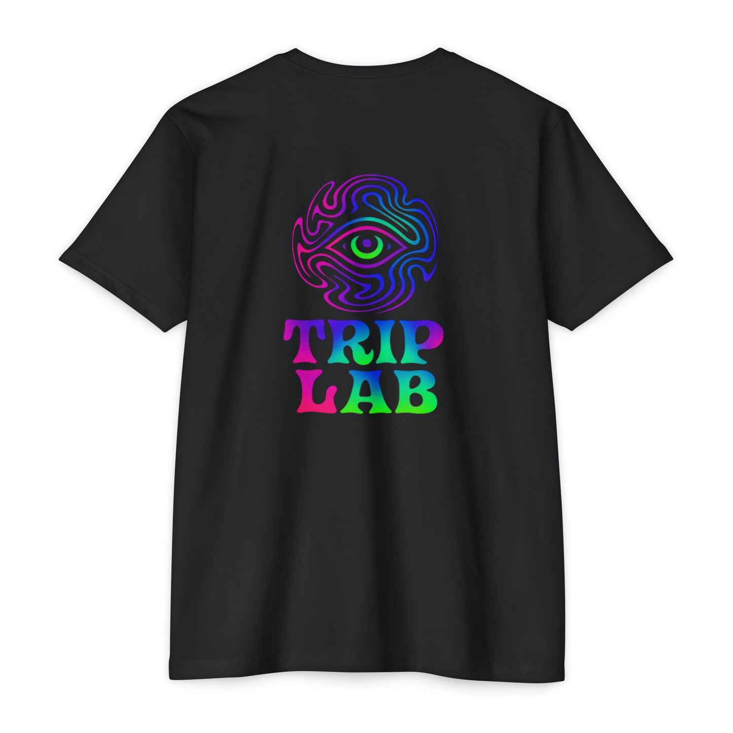 🫵Colorful Trip Lab Unisex👍 T-Shirt, Psychedelic Tee, Casual Wear, Music Festival Top, Gift for Adventure Lovers