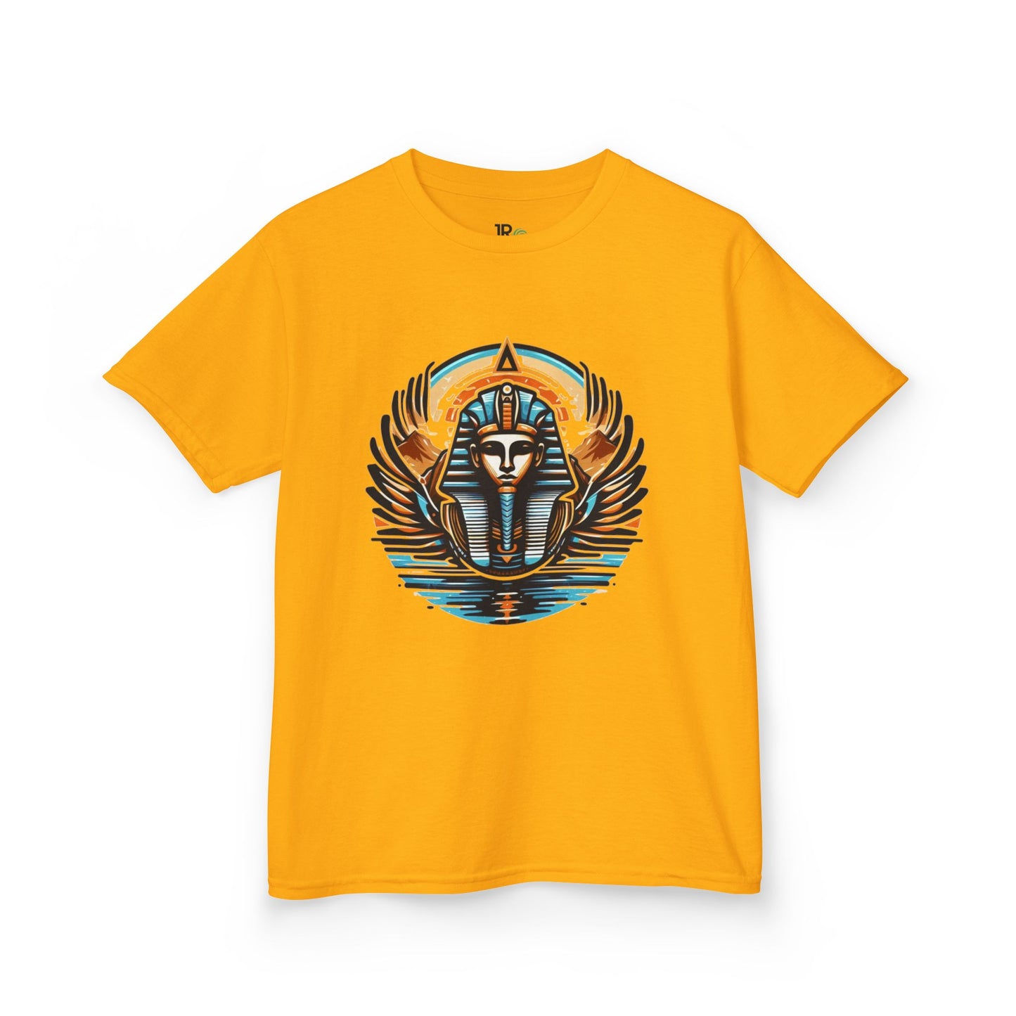 Pharaohs & Wings Tee - Kids Heavy Cotton™ Tee, Fun Egyptian Style Tee, Unique Kids Shirt, Birthday Gift, Adventure Tee
