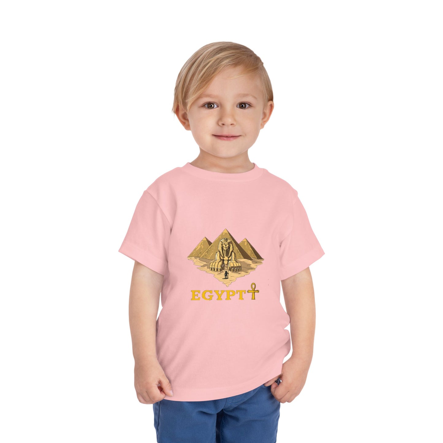 Egyptian Pyramid Toddler Tee, Cute Kids Tee, Animal Kingdom Shirt, Adventure Tee, Gift for Boys and Girls, Fun Summer Outfit
