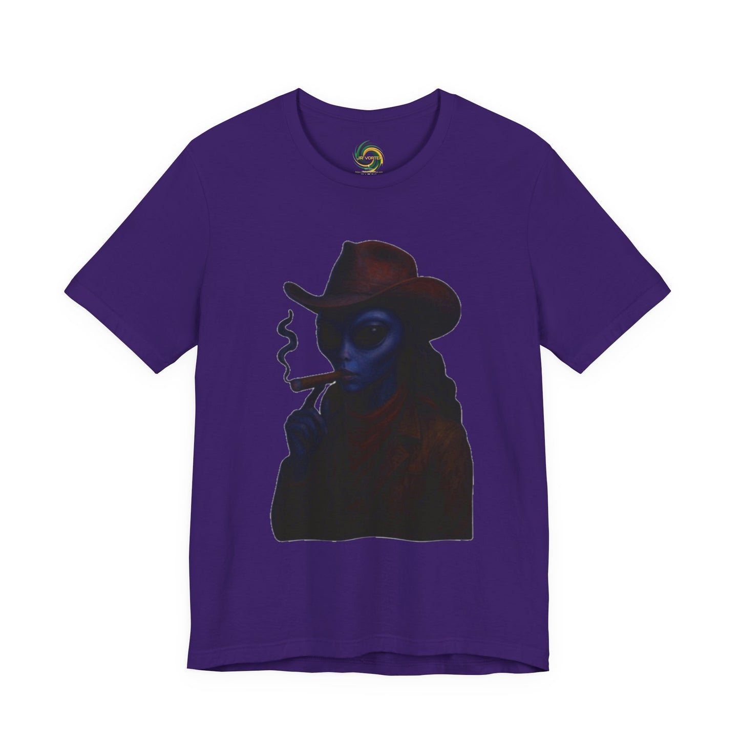 Mysterious Cowboy Tee, Unisex T-Shirt, Vintage Style Graphic Tee, Casual Wear, Gift for Him/Her, Unique Art Shirt