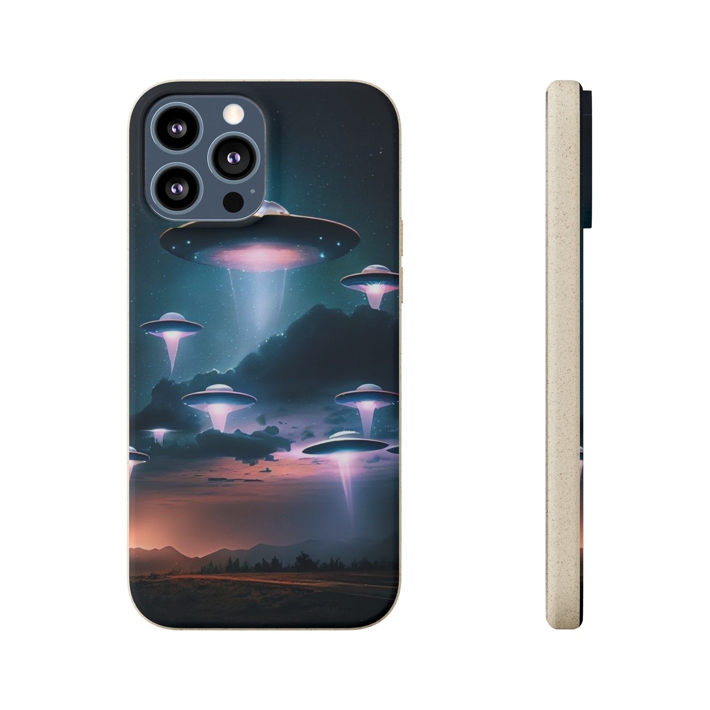 Biodegradable UFO Phone Case - Eco-Friendly and Stylish Design
