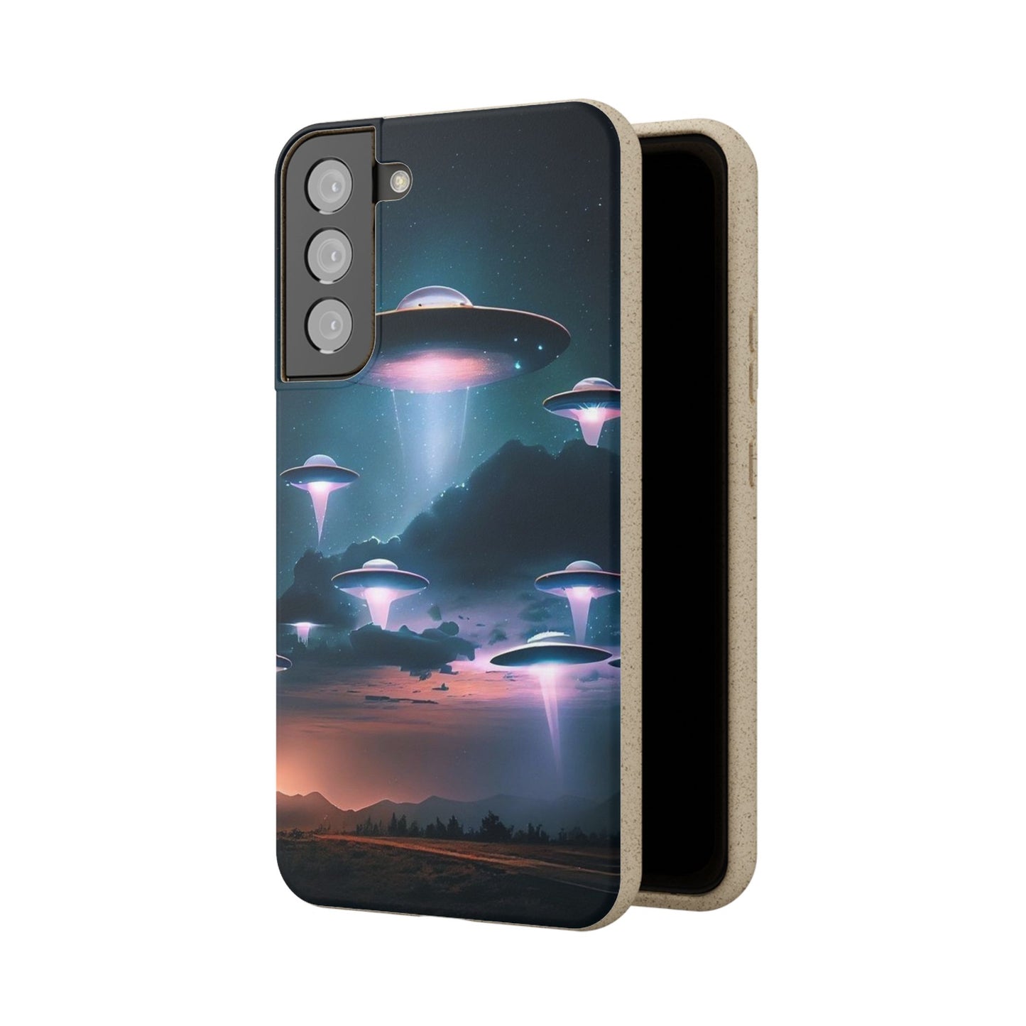 Biodegradable UFO Phone Case - Eco-Friendly and Stylish Design
