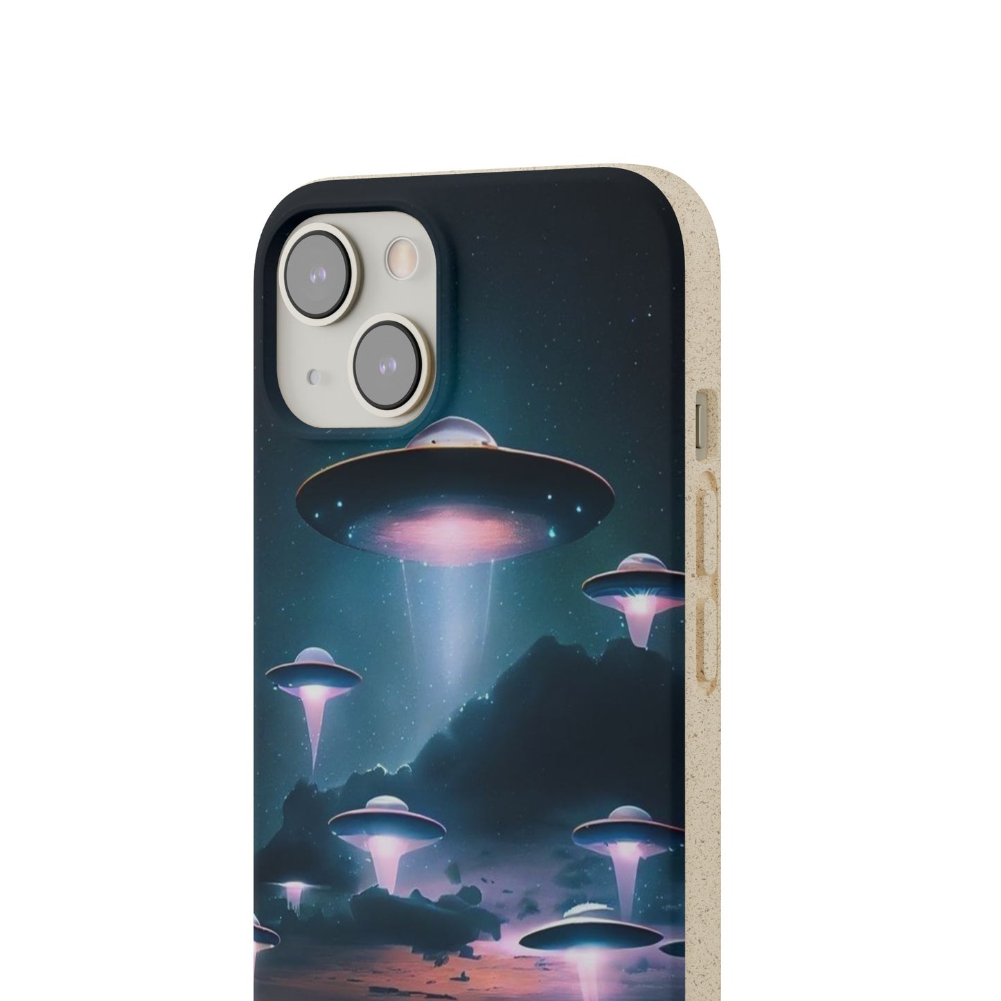 Biodegradable UFO Phone Case - Eco-Friendly and Stylish Design