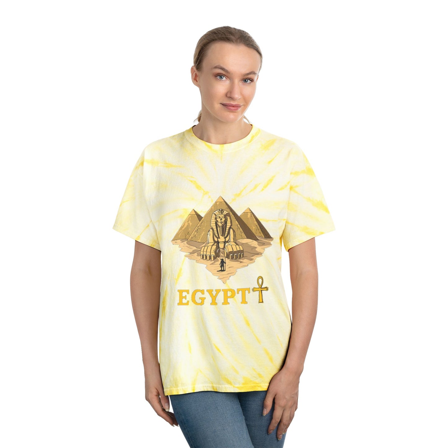 Egyptian Cyclone Tie-Dye Tee👍 | Boho Style Shirt, Vintage Inspired Apparel, Festival Fashion, Summer Outfit, Unique Gift