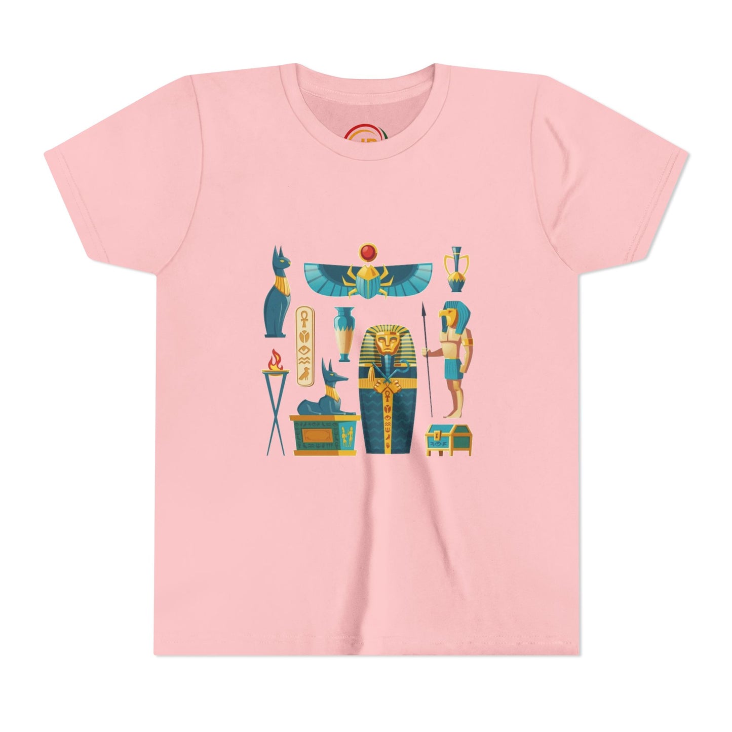 Youth Egyptian Mythology Tee, Fun Kids T-Shirt, Graphic Shirt for Boys and Girls, Birthday Gift, Cool Summer Tee