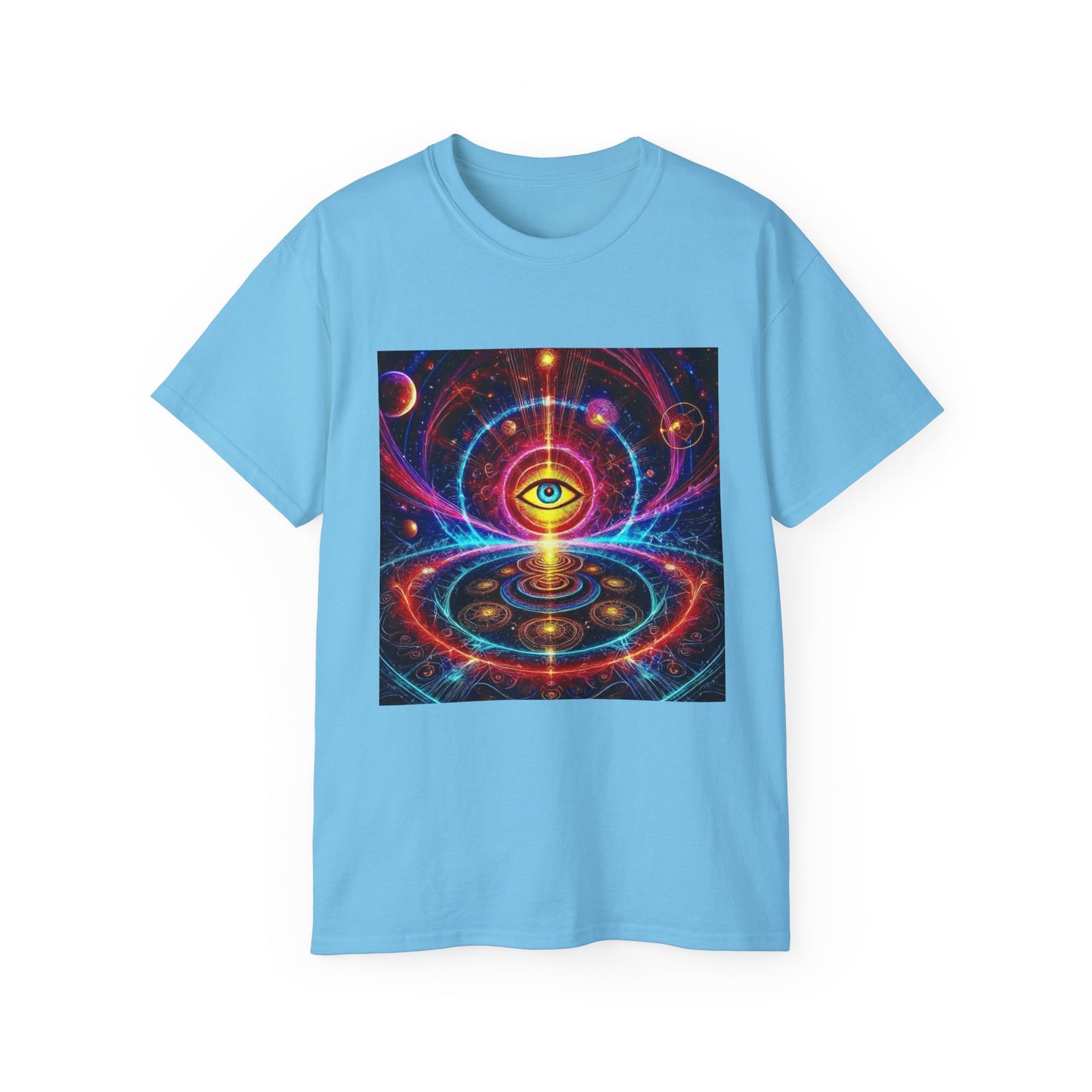 Cosmic Eye T-shirt Unisex Ultra Cotton Tee - Spiritual Graphic Shirt, Psychedelic Fashion, Festival Wear, Art Tee, Gift for Dreamers