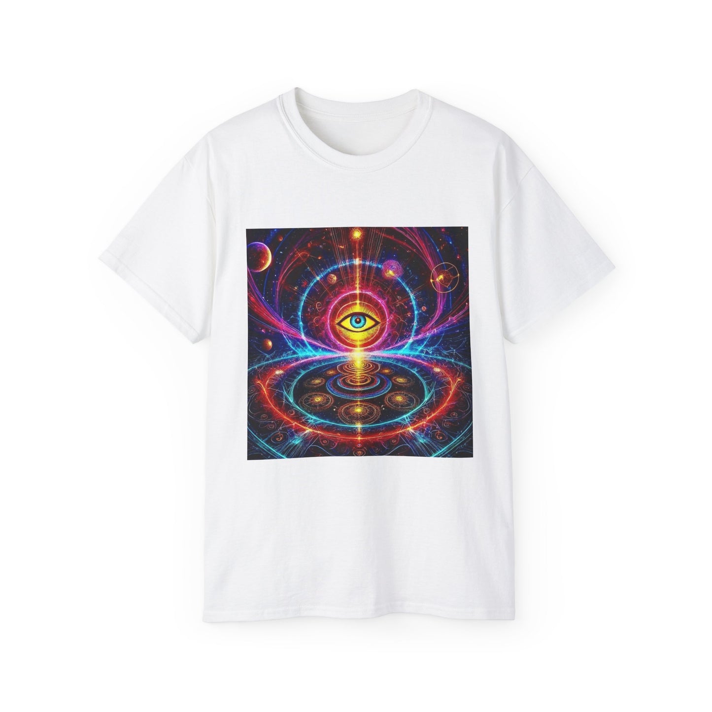 Cosmic Eye T-shirt Unisex Ultra Cotton Tee - Spiritual Graphic Shirt, Psychedelic Fashion, Festival Wear, Art Tee, Gift for Dreamers