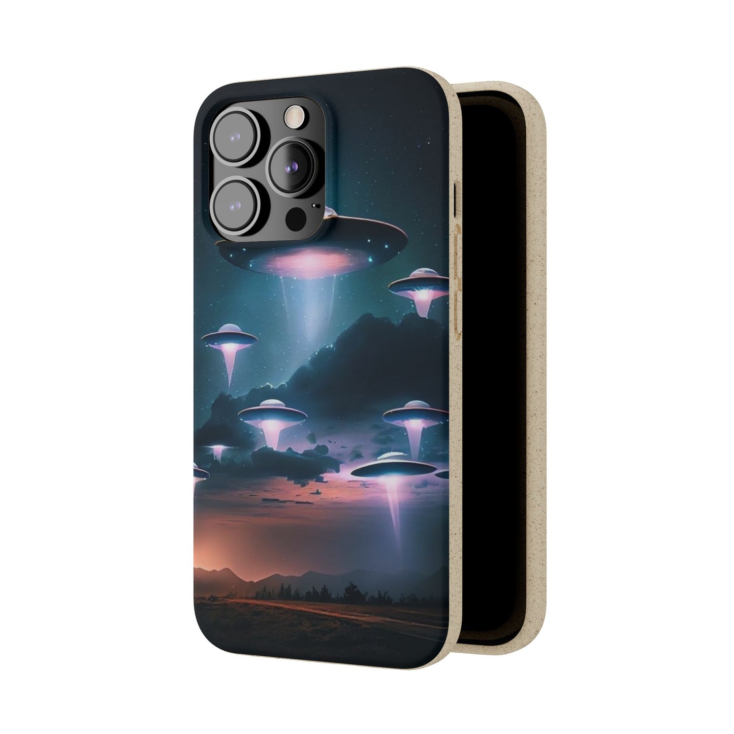 Biodegradable UFO Phone Case - Eco-Friendly and Stylish Design
