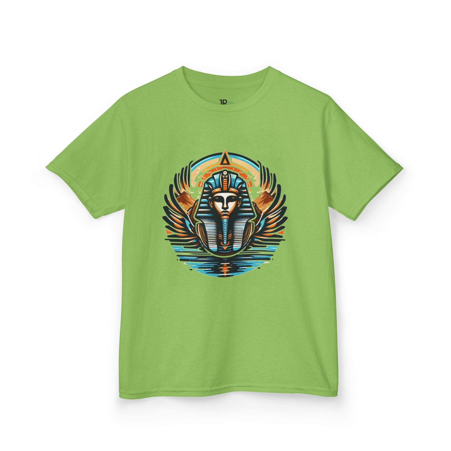 Pharaohs & Wings Tee - Kids Heavy Cotton™ Tee, Fun Egyptian Style Tee, Unique Kids Shirt, Birthday Gift, Adventure Tee