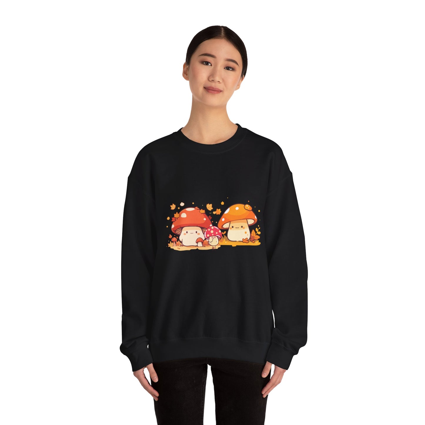 Crewneck Sweatshirt - Mushrooms of Friends Design