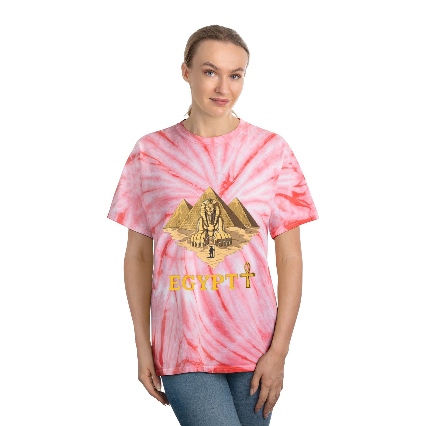 Egyptian Cyclone Tie-Dye Tee👍 | Boho Style Shirt, Vintage Inspired Apparel, Festival Fashion, Summer Outfit, Unique Gift