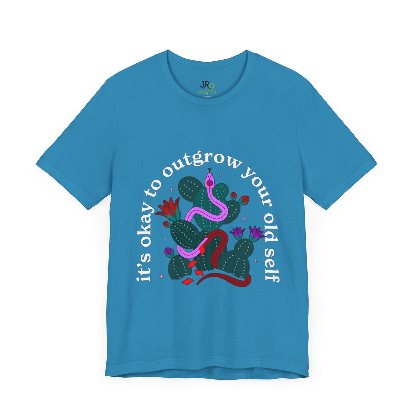 Colorful Inspirational Tee, Casual Wear, Gift for Friends, Motivational T-Shirt, Summer Apparel