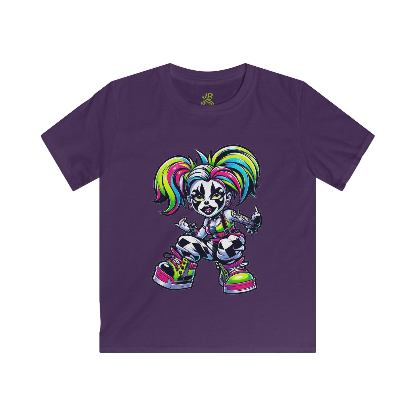 Colorful Kids Graphic Tee, Youth T-Shirt, Funky Tees for Kids, Unique Gift for Birthdays, Carnival or Halloween