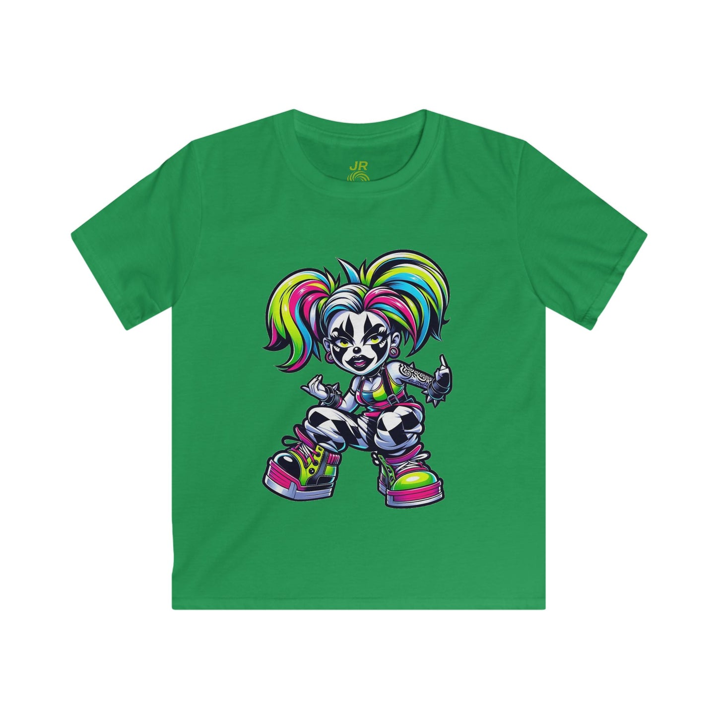 Colorful Kids Graphic Tee, Youth T-Shirt, Funky Tees for Kids, Unique Gift for Birthdays, Carnival or Halloween
