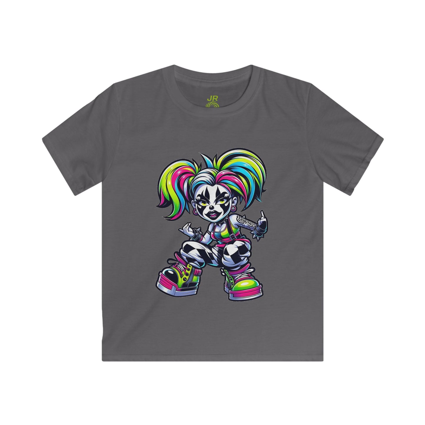 Colorful Kids Graphic Tee, Youth T-Shirt, Funky Tees for Kids, Unique Gift for Birthdays, Carnival or Halloween