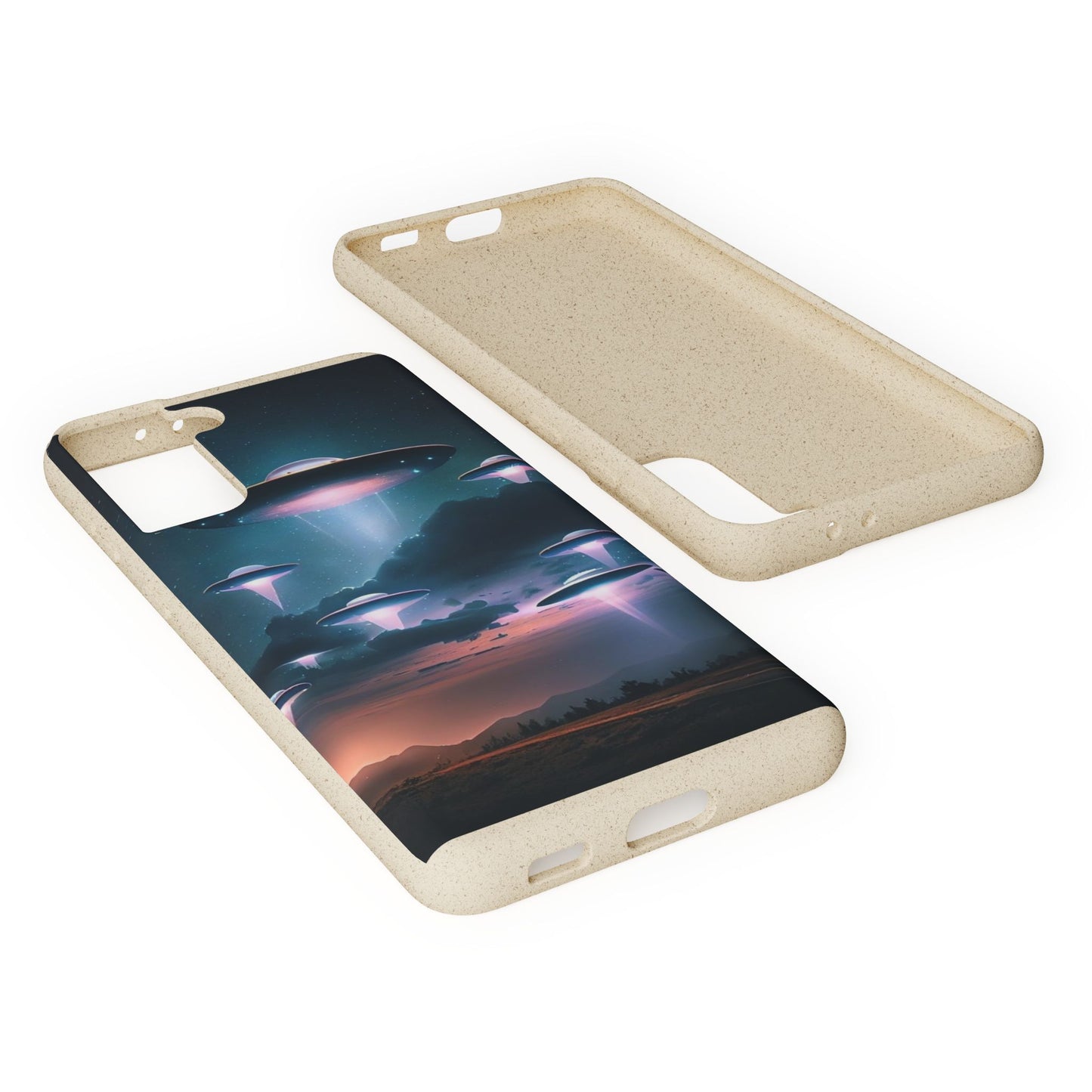Biodegradable UFO Phone Case - Eco-Friendly and Stylish Design