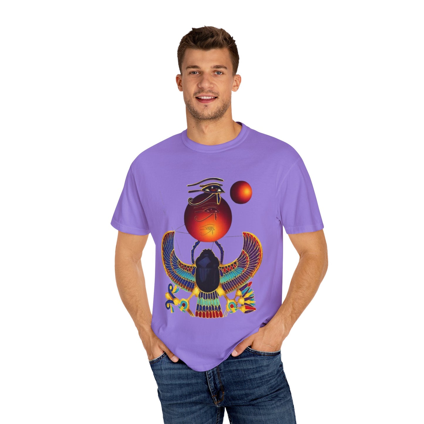 Vintage Egyptian Art T-shirt, Unisex Gift for History Lovers, Graphic Tee for Festivals, Artistic Apparel, Unique Gift Idea