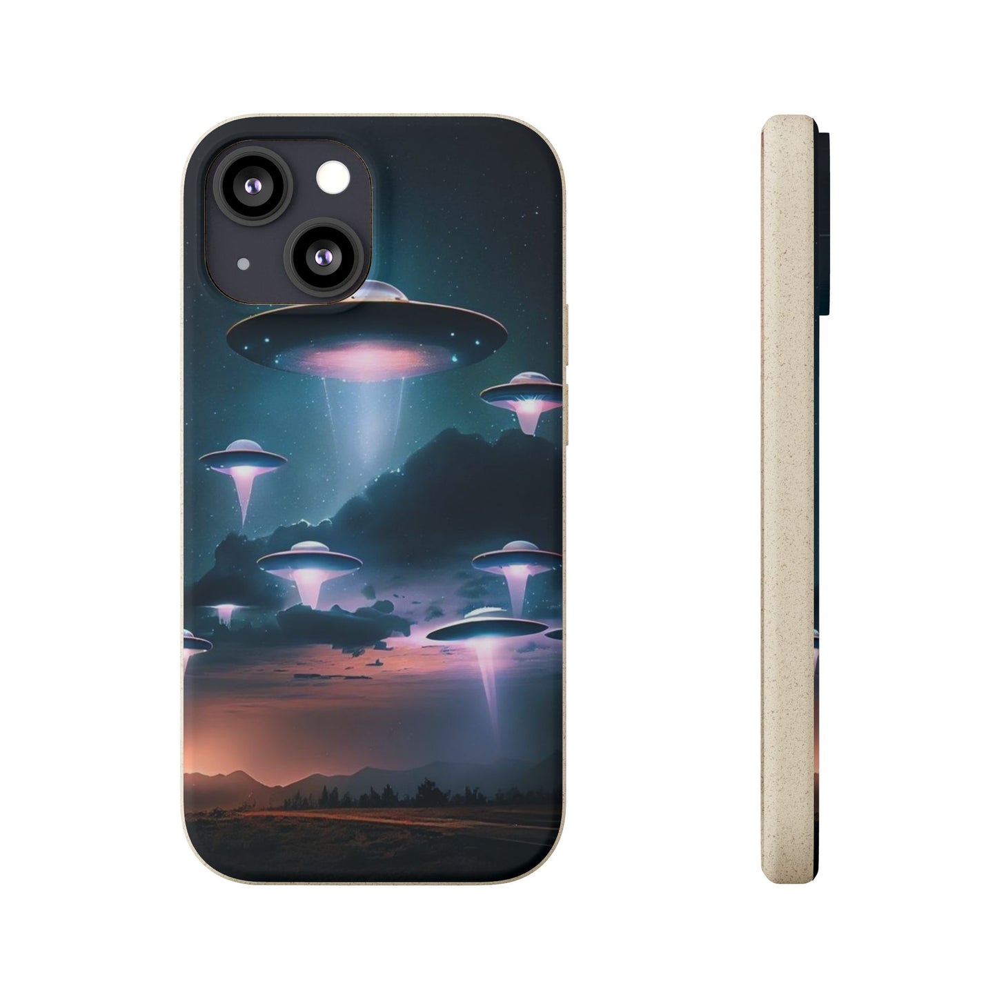 Biodegradable UFO Phone Case - Eco-Friendly and Stylish Design