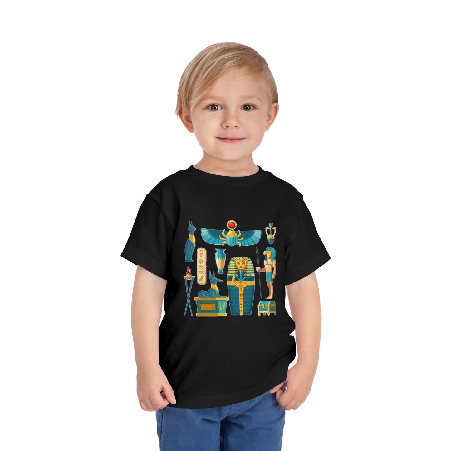 Egyptian-Themed Toddler Tee - Fun Kids' Shirt, Perfect for Playtime, Birthday Gifts, Baby Showers, Dress Up!