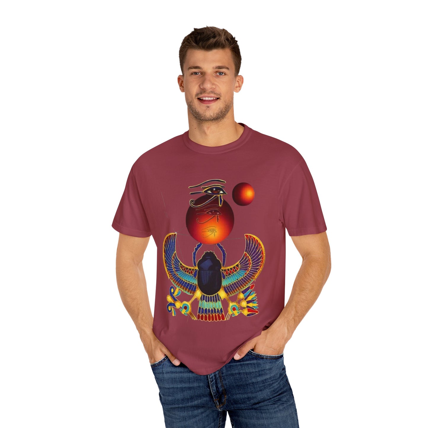 Vintage Egyptian Art T-shirt, Unisex Gift for History Lovers, Graphic Tee for Festivals, Artistic Apparel, Unique Gift Idea