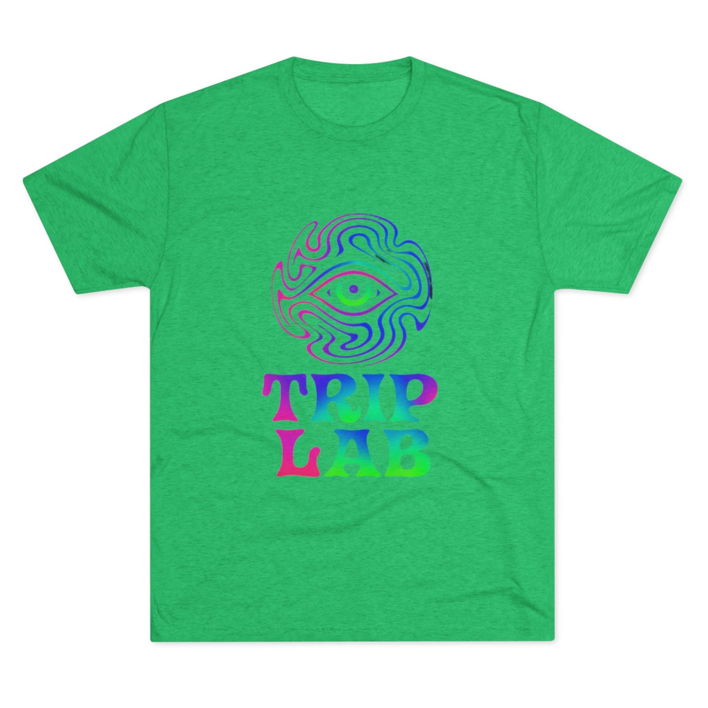 Colorful Psychedelic Tee - Trip Lab Unisex Crew Shirt, Festival Wear, Gift for Him or Her, Summer Wardrobe, Boho Style T-Shirt