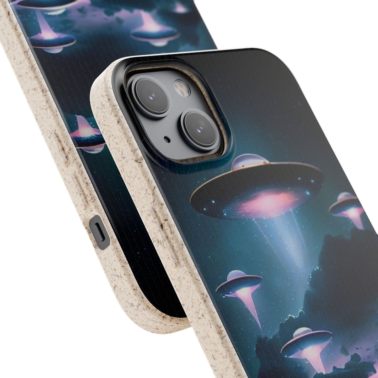 Biodegradable UFO Phone Case - Eco-Friendly and Stylish Design