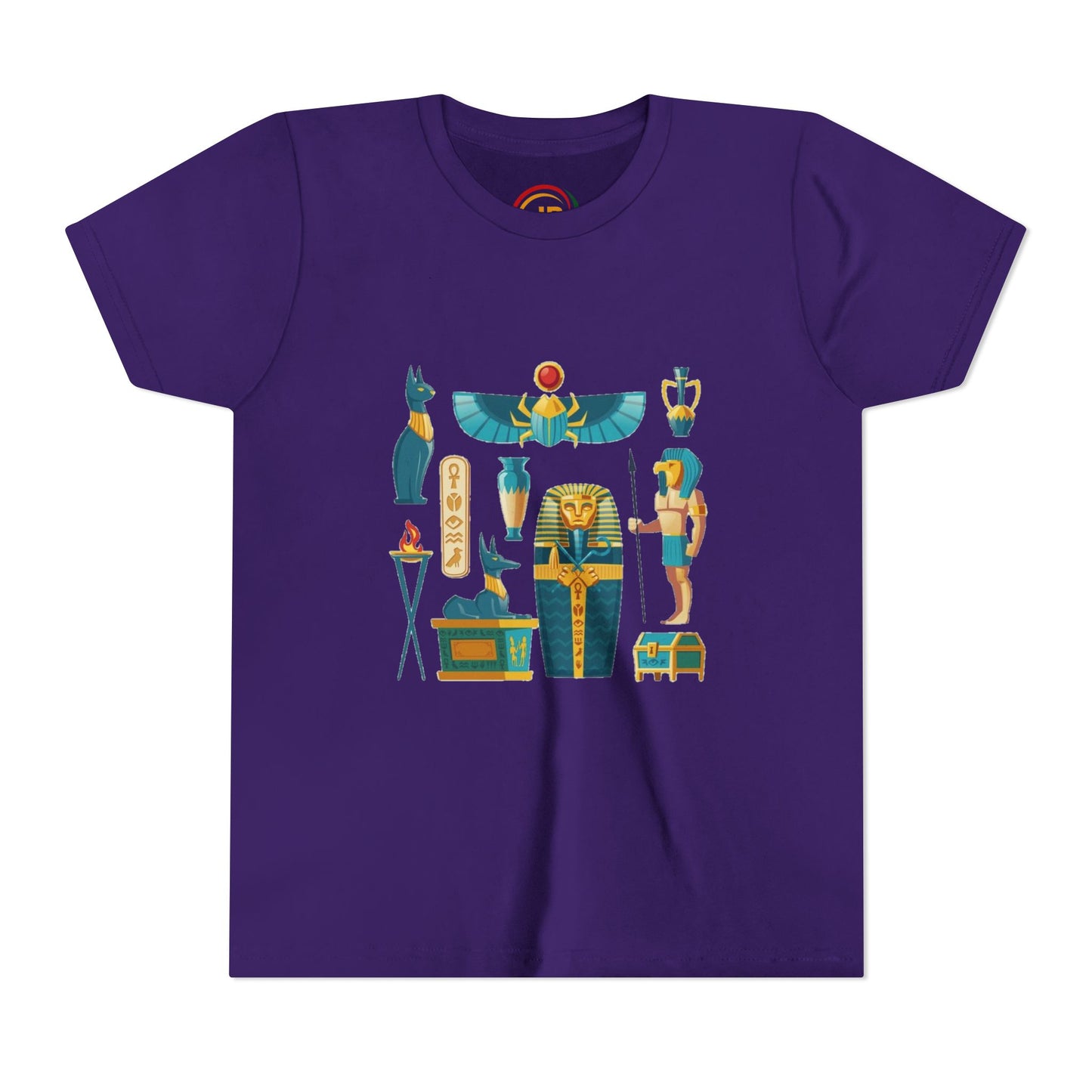 Youth Egyptian Mythology Tee, Fun Kids T-Shirt, Graphic Shirt for Boys and Girls, Birthday Gift, Cool Summer Tee