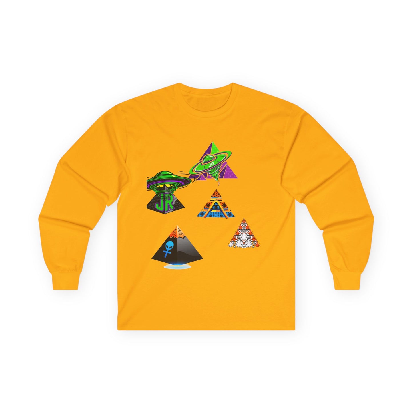 Unisex Long Sleeve Graphic Tee - Retro Vibes, Comfortable Casual Wear, Perfect for Gift Giving, Festival Wear, Everyday Comfort