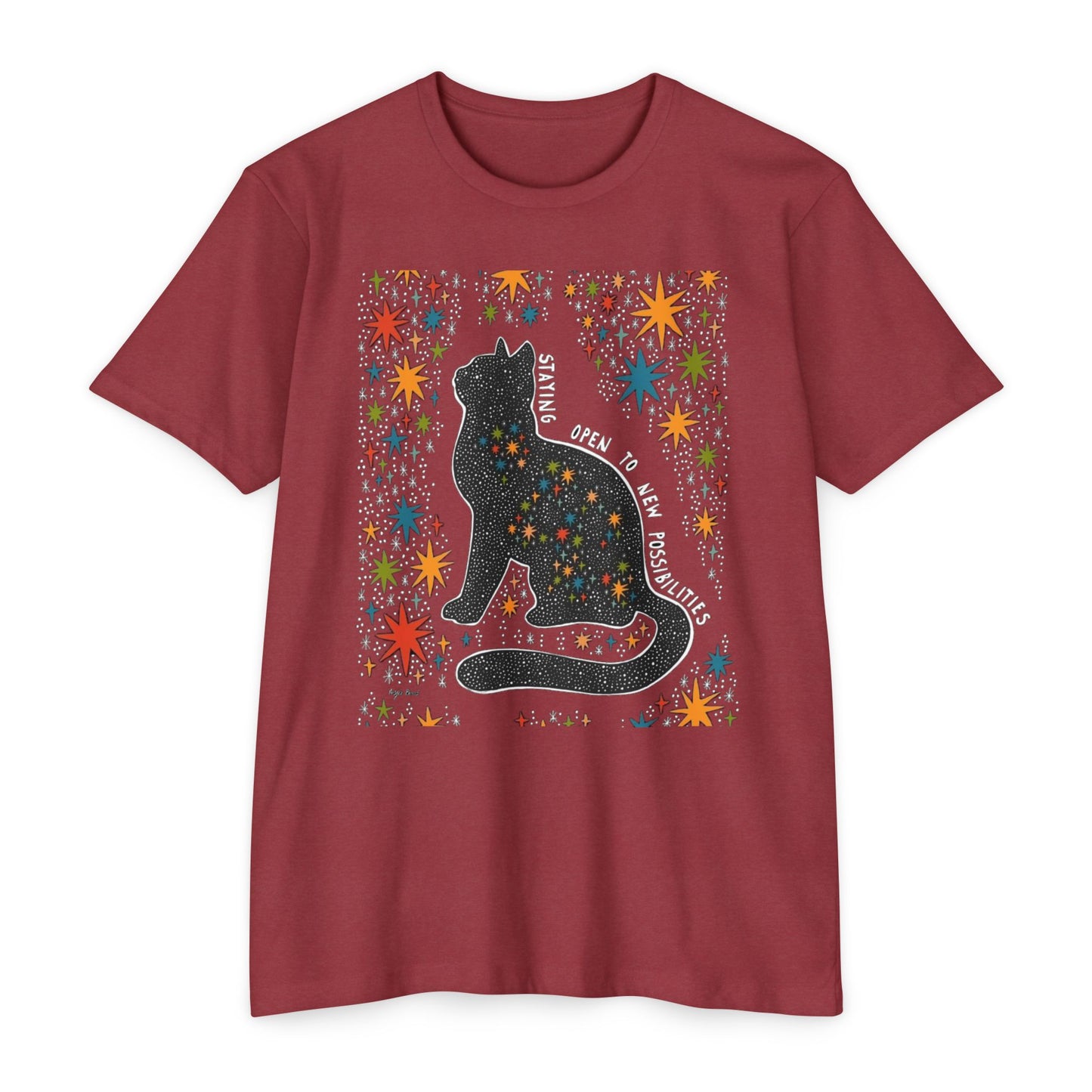 Whimsical Cat Graphic Unisex T-Shirt | Cute Art Tee, Cat Lover Gift, Animal T-Shirt, Fun Casual Wear, Comfortable Summer Top