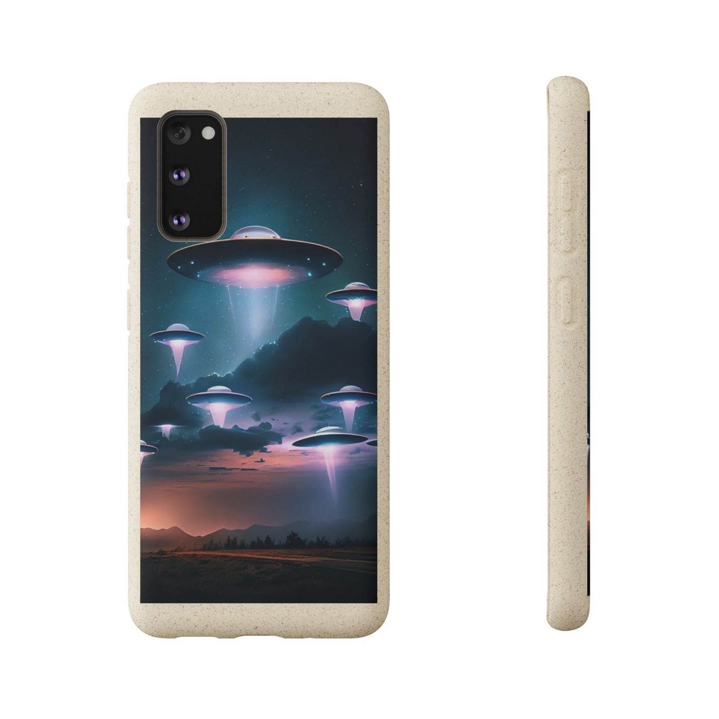 Biodegradable UFO Phone Case - Eco-Friendly and Stylish Design