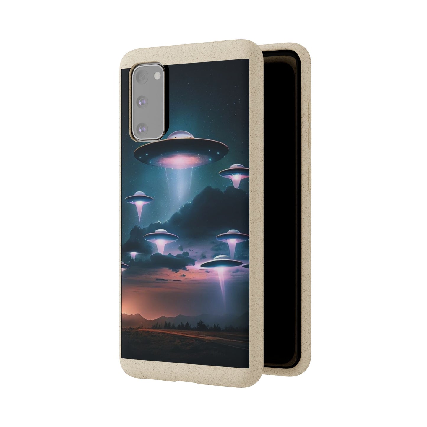 Biodegradable UFO Phone Case - Eco-Friendly and Stylish Design