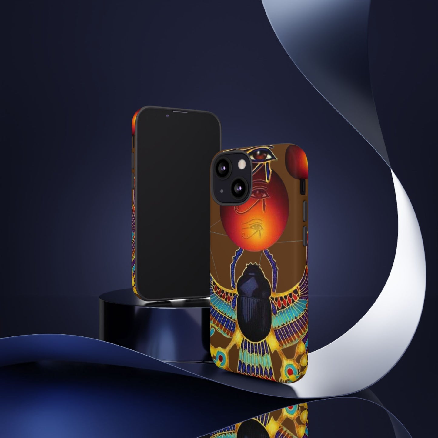 Egyptian Scarab Phone Case | Tough Cases for Unique Style, Protective Cases, Artistic Phone Covers, Gifts for Art Lovers