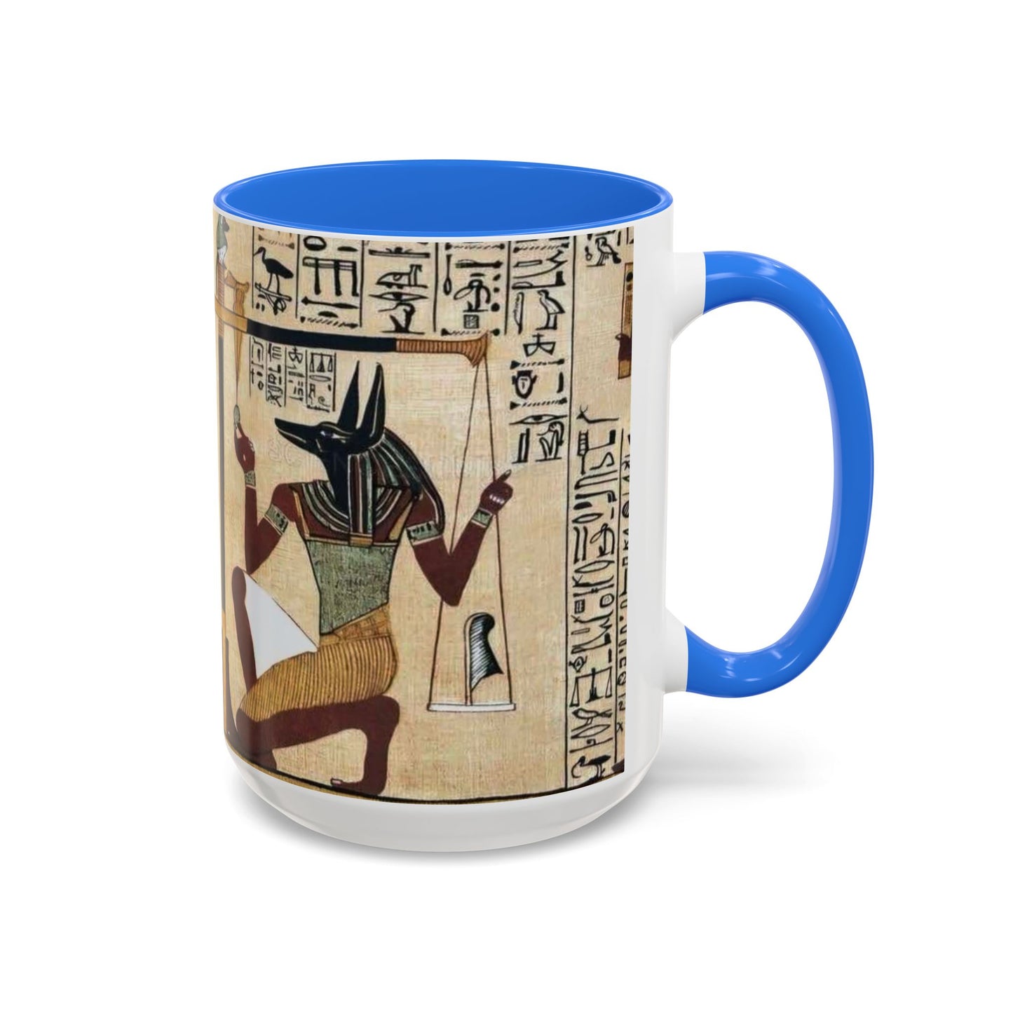 Ancient Egyptian Themed Coffee Mug - Colorful 11oz & 15oz | Unique Art Gift for History Lovers