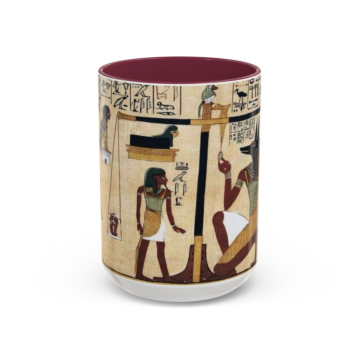 Ancient Egyptian Themed Coffee Mug - Colorful 11oz & 15oz | Unique Art Gift for History Lovers