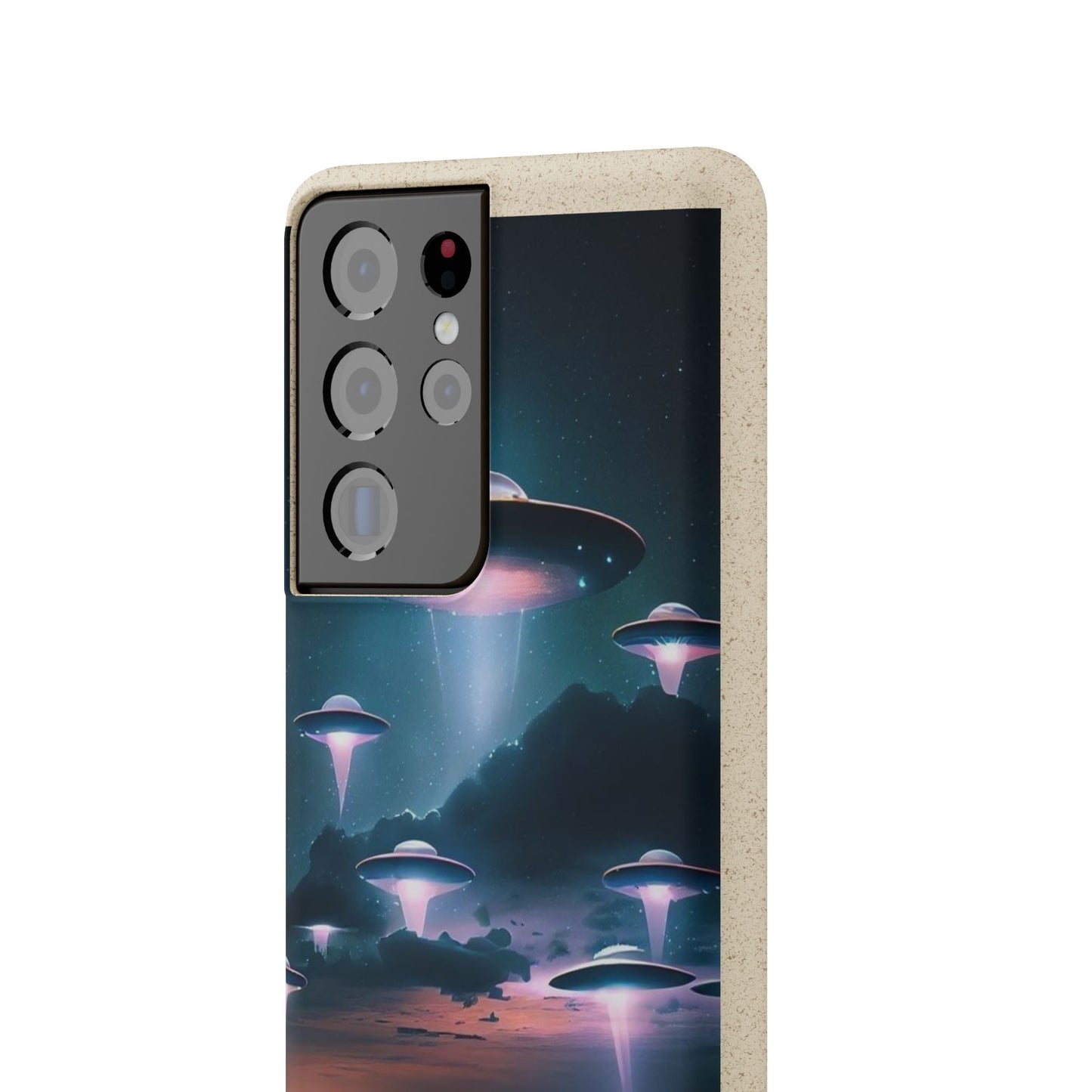 Biodegradable UFO Phone Case - Eco-Friendly and Stylish Design