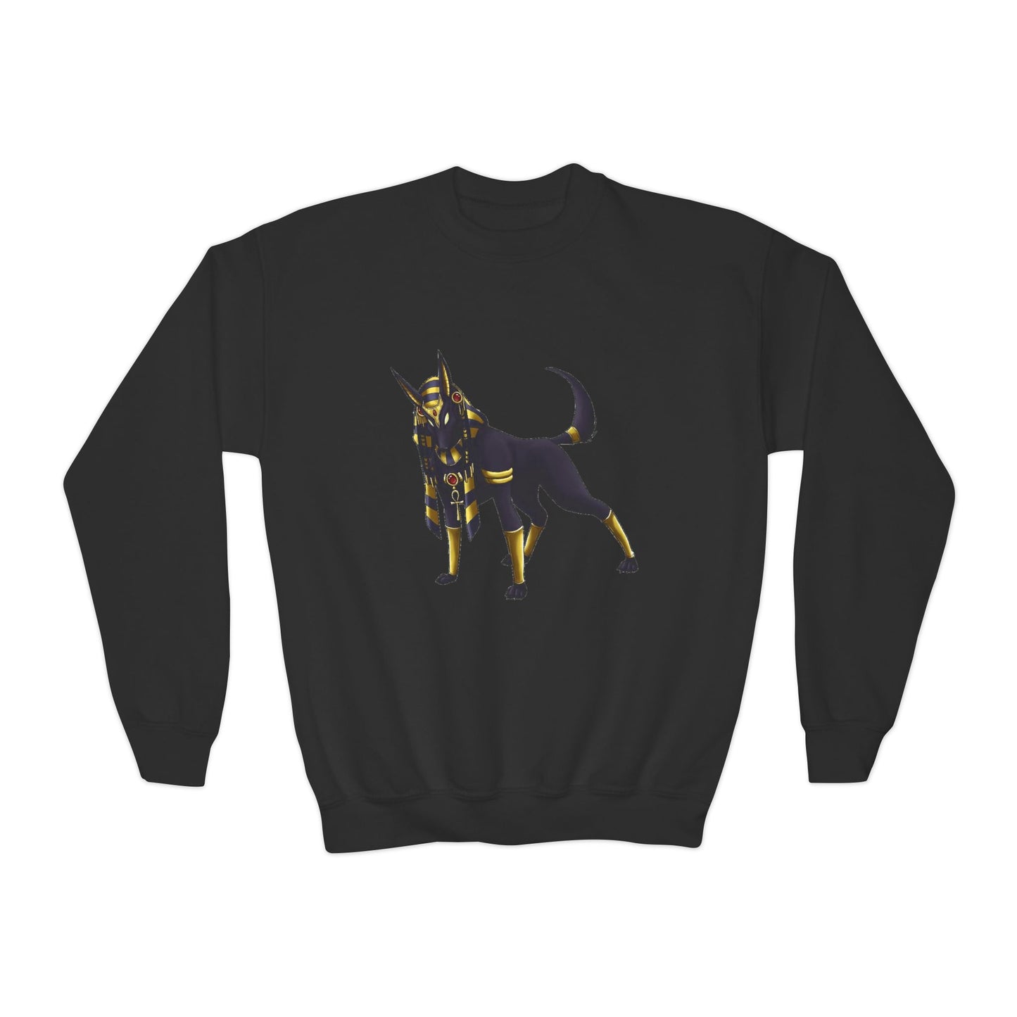 Golden Dog Youth Crewneck Sweatshirt, Animal Lover Gift, Cozy Youth Apparel, Pet Memorial, Dog-Themed Sweatshirt, Fun Everyday Wear