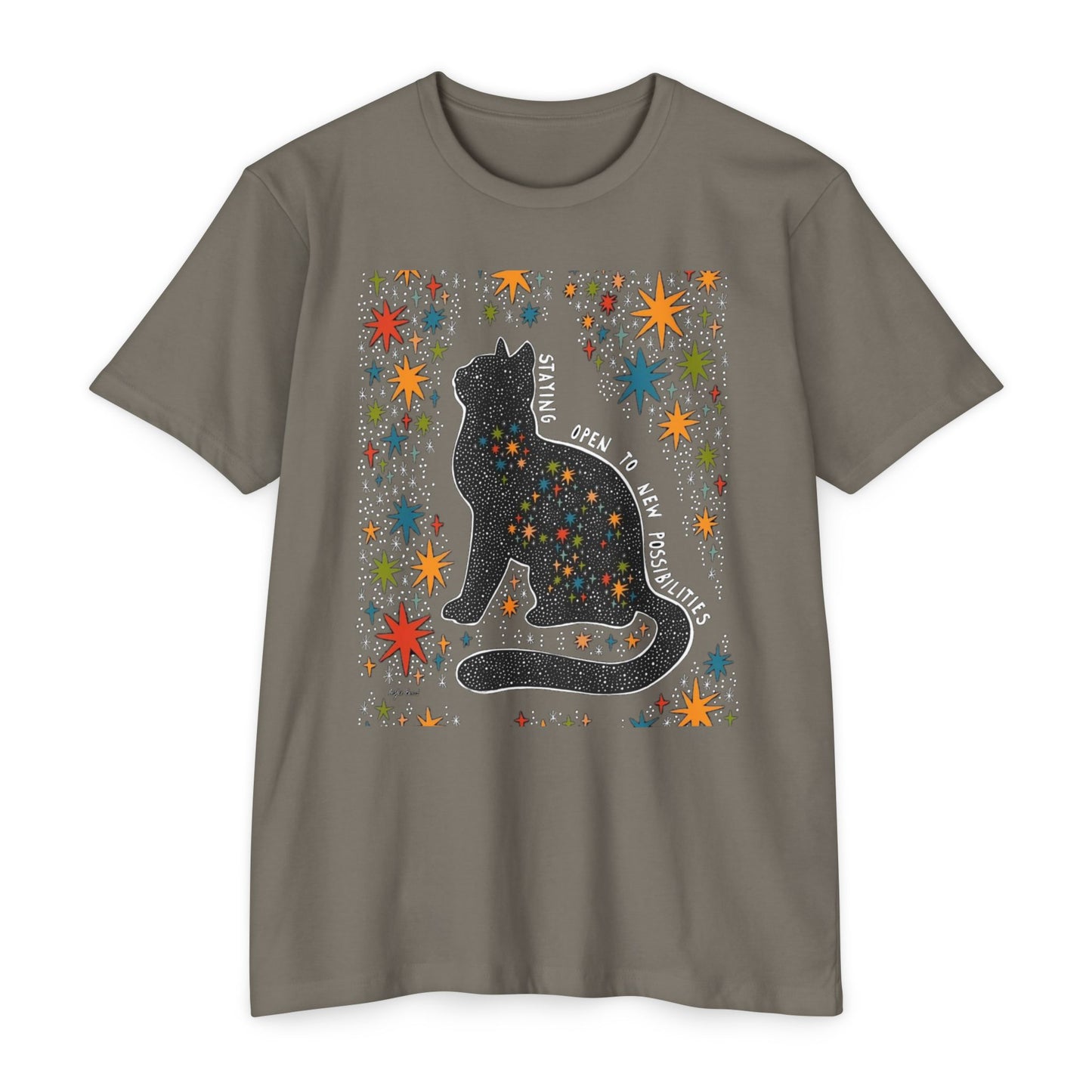 Whimsical Cat Graphic Unisex T-Shirt | Cute Art Tee, Cat Lover Gift, Animal T-Shirt, Fun Casual Wear, Comfortable Summer Top