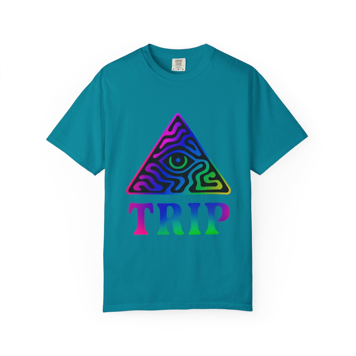 Psychedelic Trip T-Shirt, Unisex Graphic Tee, Retro Vibe Shirt, Festival Wear, Gift for Creative Souls