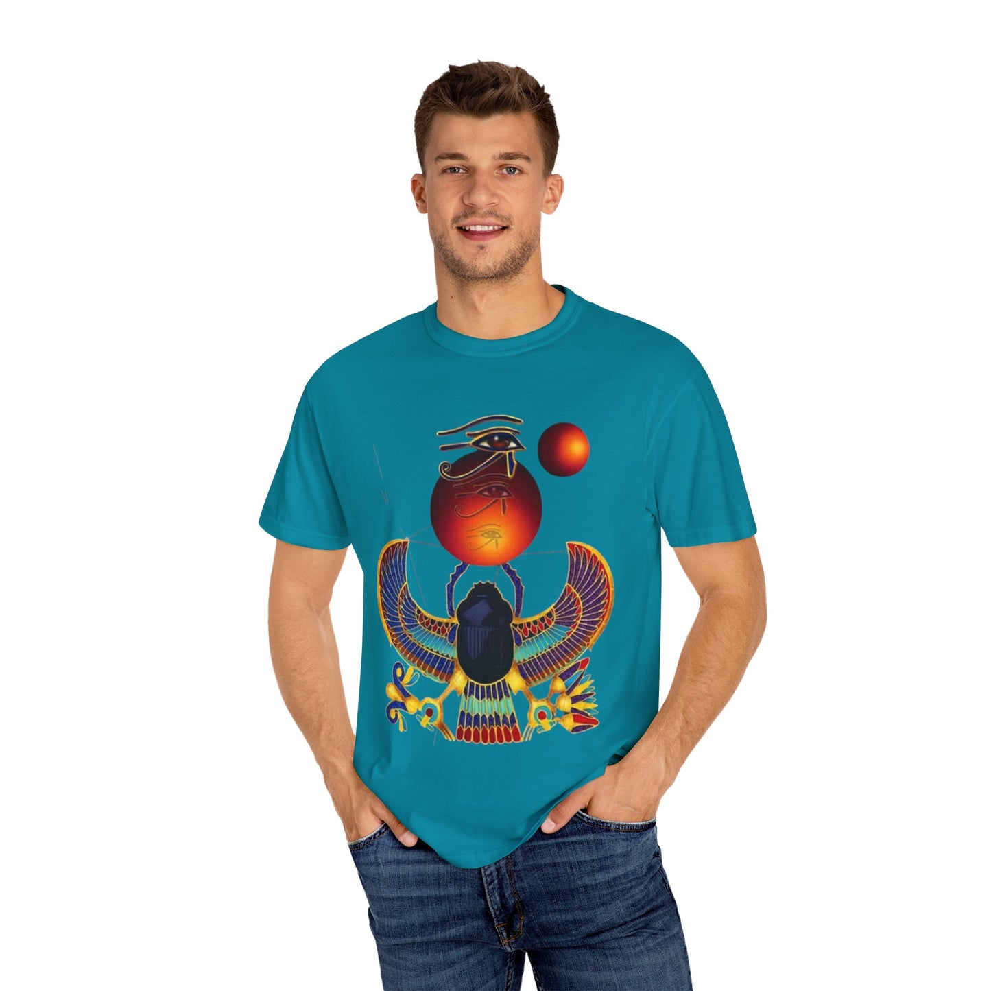 Vintage Egyptian Art T-shirt, Unisex Gift for History Lovers, Graphic Tee for Festivals, Artistic Apparel, Unique Gift Idea