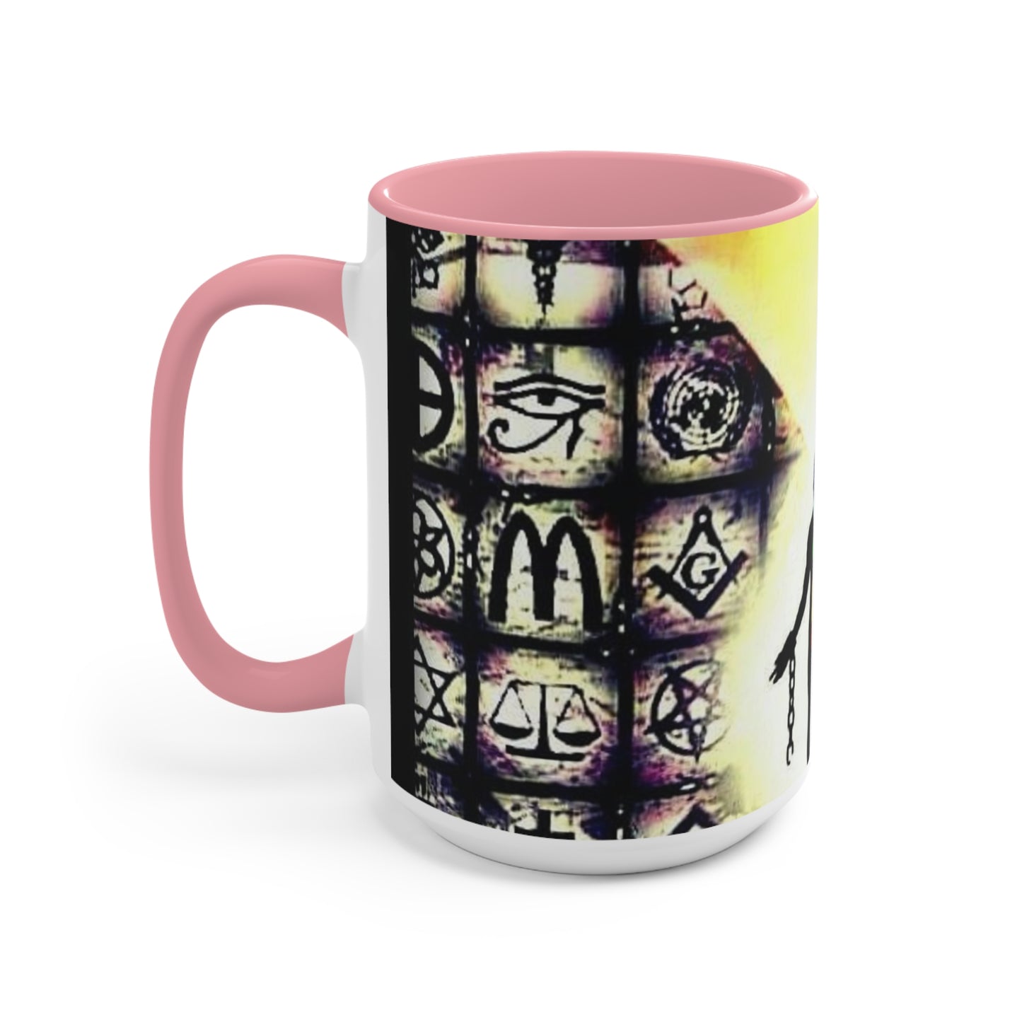 Mystical Accent Mugs - Chakra and Symbol Design for Spiritual Awakening